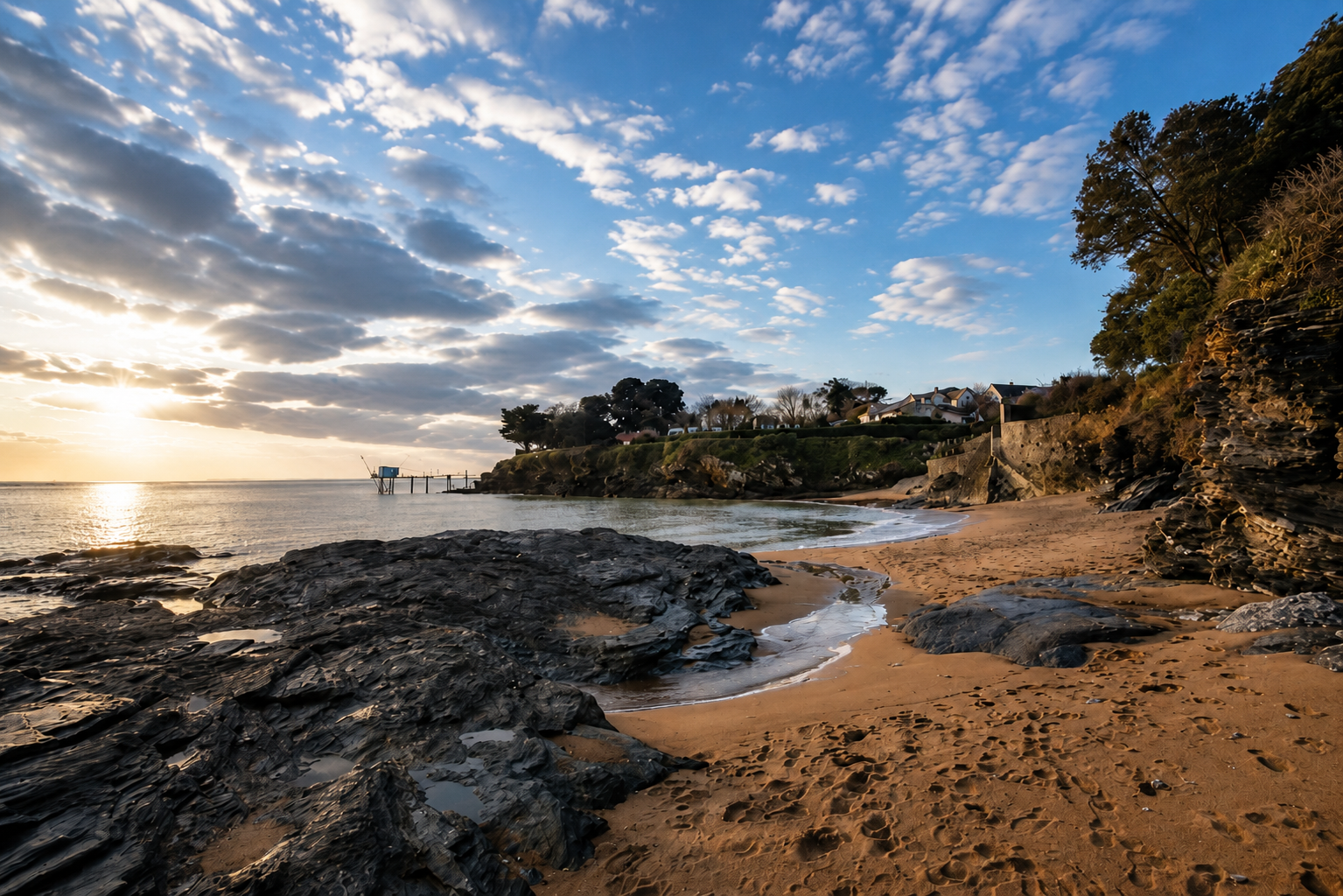Randonnée sur la côte atlantique en Loire-Atlantique